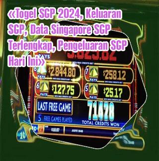 Judi sgp slot
