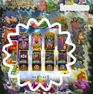 Vegas downtown slots and words